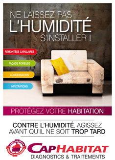 Ne laissez pas l'humidité s'installer - Protégez votre habitation