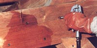 Traitement des bois : Traitement de charpente en bois opération traitement interne